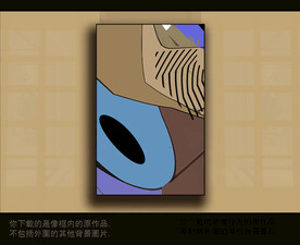 欧式古典抽象色块装饰画