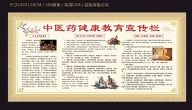 中医药健康教育宣传栏
