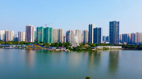 清远飞来湖湿地公园航拍