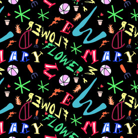 数字字母数码印花