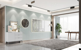 现代极简 轻奢客厅 空场景