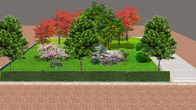 小花坛绿化设计