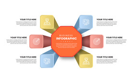 多彩数据信息图表