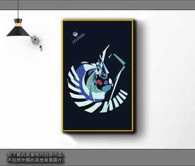 欧式黑白风格抽象装饰画