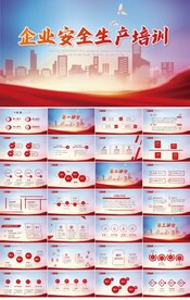 企业安全生产培训动态PPT模板