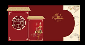 中式婚礼舞台背景 中式迎宾签到