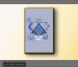 欧式黑白风格抽象装饰画