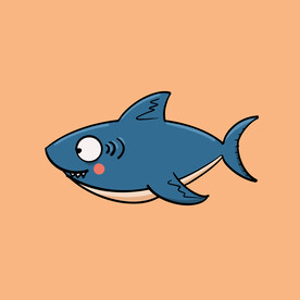 卡通鲨鱼