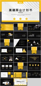 高端大气商业计划书PPT