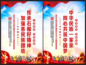 民族团结海报