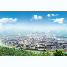 超清贵州茅台镇俯瞰