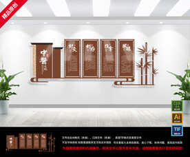 中医养身文化墙