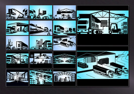 矢量现代物流园系列