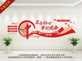 不忘初心牢记使命文化墙