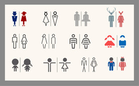 卫生间洗手间标识