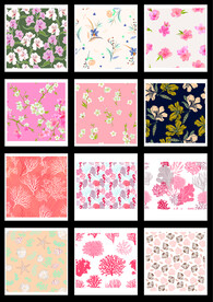 花卉四方连续图片