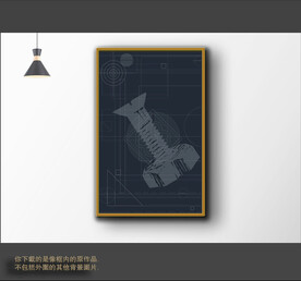 古典抽象色块画