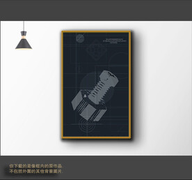 罗马古典色块抽象画