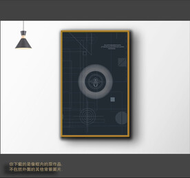 罗马古典色块抽象画