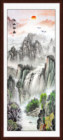 竖幅装饰画