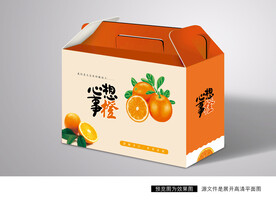 橙子包装盒