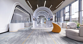 办公室休闲区效果图