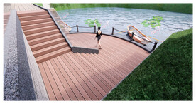 园林码头效果图