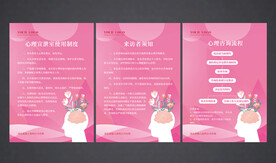 心理咨询室展板