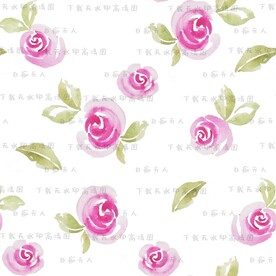 手绘小花朵图案