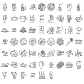 酒吧咖啡馆图标