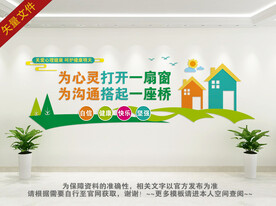 心理咨询文化墙