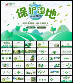 保护湿地和森林PPT