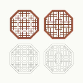 八边形窗花格