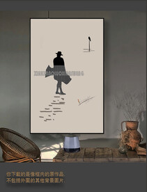 罗马古典色块抽象画