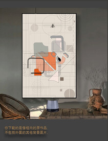 罗马古典色块抽象画