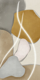 装饰画 抽象油墨画 彩绘