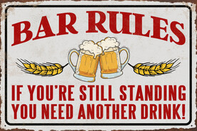 欧美复古铁皮装饰画