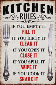 欧美复古铁皮装饰画