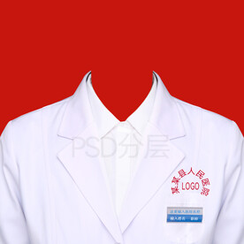 护士证件照医生素材psd