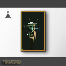 新中式简约抽象装饰画