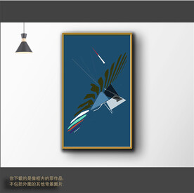 新中式简约抽象装饰画