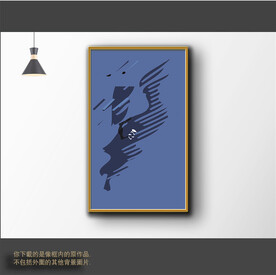 新中式简约抽象装饰画