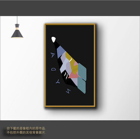 新中式简约抽象装饰画