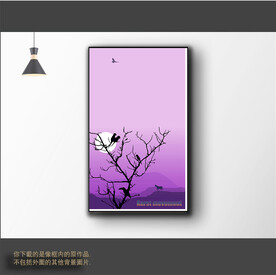 新中式简约抽象装饰画