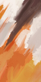 装饰画 抽象油墨画 彩绘