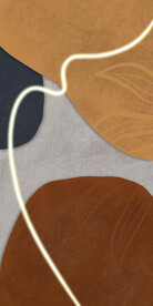 装饰画 抽象油墨画 彩绘