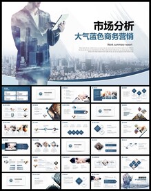 市场分析工作总结报告PPT