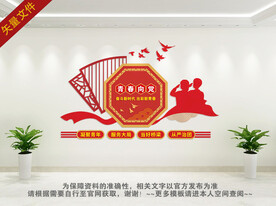 青春向党文化墙