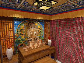 家里佛堂设计案例效果图