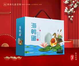 海鸭蛋包装 土特产礼盒